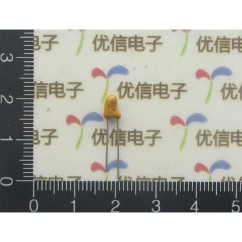 20pcs/lot High Quality DIP tantalum capacitor 35V 0.47UF 474k 10% tantalum capacitor 0.47uf 2.54mm Distance