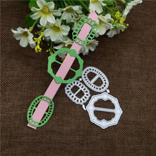 3pc Ribbon clasp buckleMetal Cutting die keychain shaker Heart Paper Key Chain Scrapbook Paper Craft Card Punch Art Knife Cutter