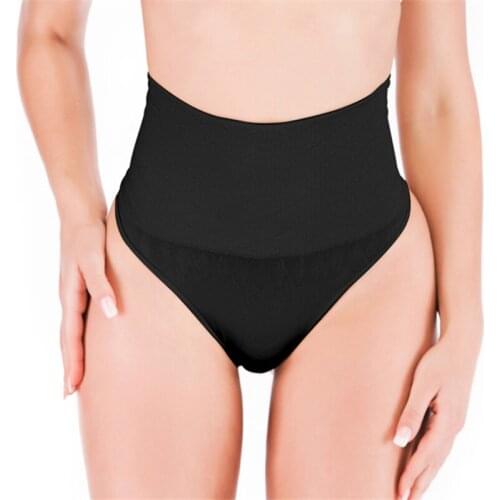 Women Fashion Hip Lift Mid-waist Shaper Sexy Thong Body Shapers Slimming Underwear Soft Panties S-3XL
