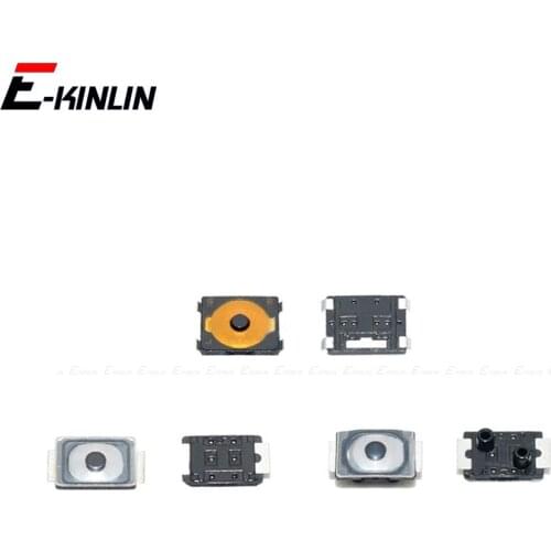 10pcs/lot Power Volume Button Flex Cable Micro Spring Terminal Sticker For iPhone 4 4S 5 5S SE 5C 6 6S 7 8 Plus X XR XS Max