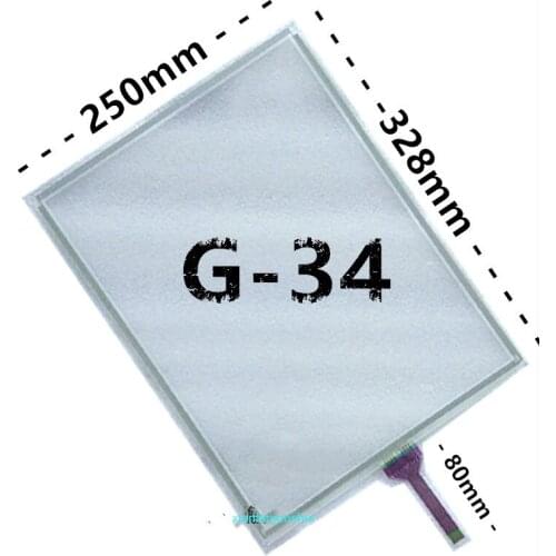 15 inch 8 line 4.484.038 G-34 industrial industrial control touch screen external screen glass, cable socket 11mm