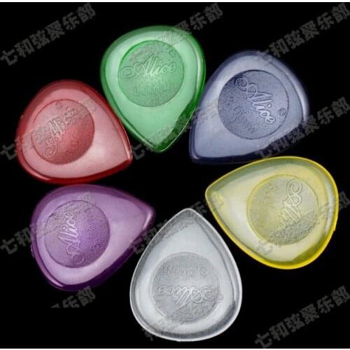 30 Pcs Mix Color Durable Clear Big Water-drop Transparent Guitar Bass Picks Plectra Plectrums 1.0mm & 2.0mm & 3.0mm