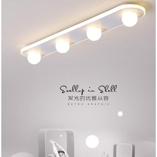 Balcony light rectangular bulb mirror front light cloakroom entrance light aisle light corridor light led strip ceiling light