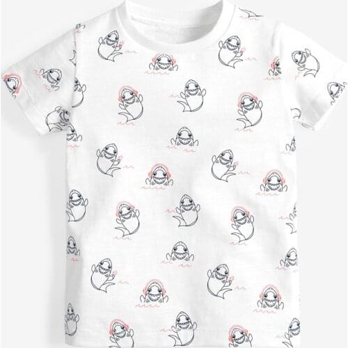 Bambino 2021 New Tees of Children 2-7 Years Pure Cotton T shirt for Kids Girl Pink Tops Clothing Baby Clothes Child Costume