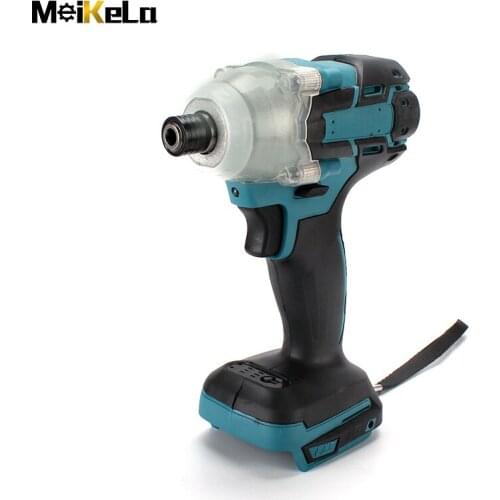 MeiKeLa Brushless Cordless Electric Impact Wrench Rechargeable 1/2 inch Wrench Power Tools Compatible for Makita