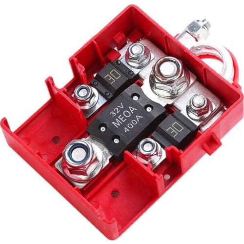 Car Battery Distribution Fuse box Terminal Quick Release Pile Head Connector Auto Accessories 32V 400A