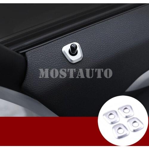 For BMW X1 F48 Interior Door Lock Pin Pins Trim Cover 2016-2019 4pcs Car Accessories Interior Car Decor Car Trim