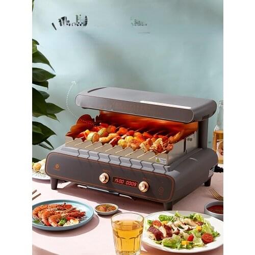 TT Electric Barbecue Grill Household Smoke-Free Barbecue Machine Multi-Function Barbecue Machine Automatic Rotating Electric