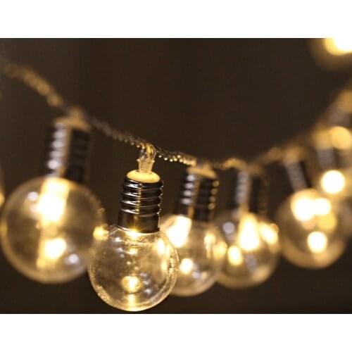 Fairy Lights String IP44 Waterproof Battery String Light Fairy Lamp Garden LED Globe Bulb Outdoor Led Light Light Decoration