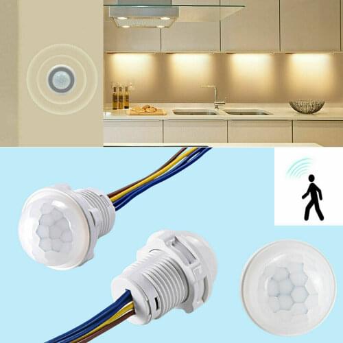 1x 100V- 240V PIR Infrared Body Motion Sensor Detector Control Switch Light Lamp for Home Indoor Outdoor Night Lamp