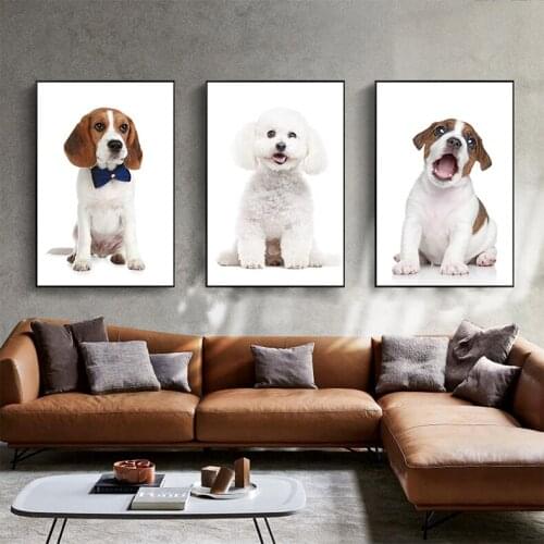 5D DIY Diamond Painting Dog Cute Poodle Husky Pug Pet Full Drill Square Round Art Painting Animal Picture Home Decoration Gift