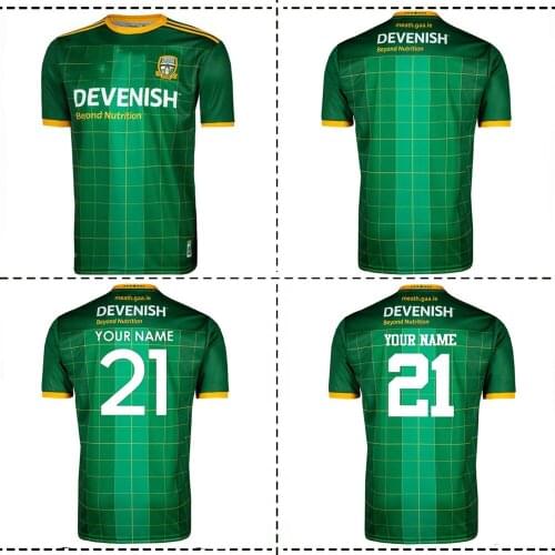 2021 Meath Home Jersey 2021 IRELAND MEATH TRAINING RUGBY JERSEY size S--5XL