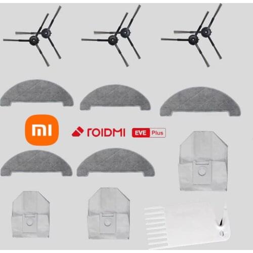 Disposable Wipes Dust Bags Recyclable Mops Cloths Parts Accessories for XIAOMI ROIDMI EVE Plus Vacuum Cleaner Accessories