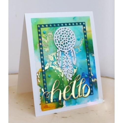 Dreamcatcher Metal Cutting dies Stencil Scrapbooking dies Embossing Handcrafts Paper Card DIY Craft