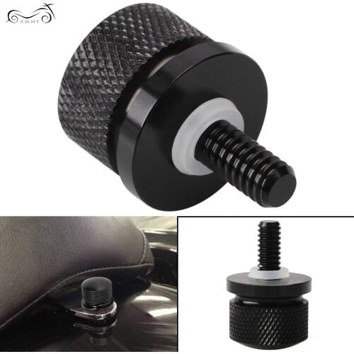 Motorcycle Black Rear Fender Seat Bolt Seat Screw Nut Kit Mount Knob Cover Nut For Harley Sportster Street Glide FLHR Hot Sale
