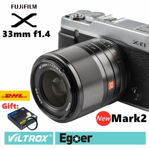 VILTROX 33mm F1.4 STM Auto Focus Fixed Focus Lens for Fujifilm FUJI X-mount X-T3 X-H1 X20 X-T30 X-T20 X-T10 Cameras