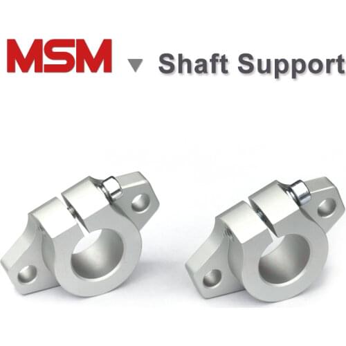 MSM Shaft Support SHF8 SHF10 SHF12 SHF13 SHF16 SHF20 SHF25 SHF30 SHF35 SHF40 SHF50 Aluminium Holder Linear Rail End Bracket (mm)