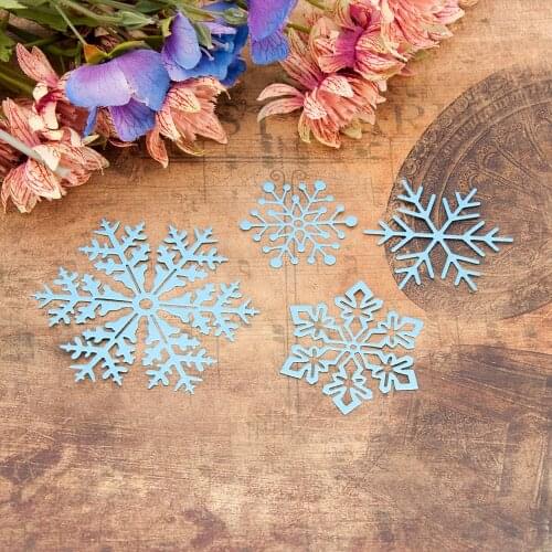 Christmas Snowflake Cutting Dies Stencil Scrapbooking Card Album Embossing DIY