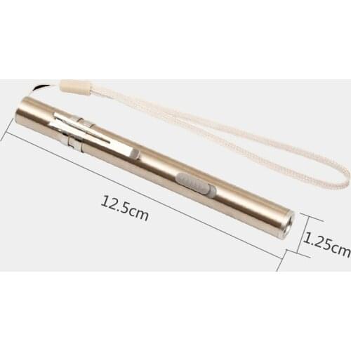 Medical pen Doctor Pupil Light For Ear Nose And Throat Rechargeable Pen Flashlight Yellow White Nurse Eye Mini Medicine Oral