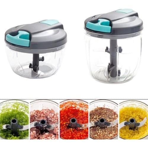Manual Fruit Vegetable Chopper Hand Pull Food Cutter Onion Nuts Grinder Mincer Shredder Multifunction Kitchen Accessories