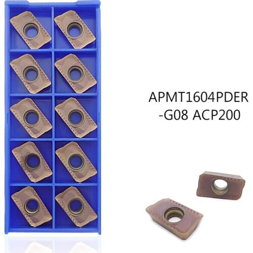 APMT APMT11 APMT16 APMT1135PDER APMT1604PDER -G04 ACP200 -G08 ACK300 CNC Lathe Tool Inserts High-Quality Original Blades 10PCS