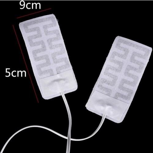 1 Pair 5*9CM 5V USB Heated Socks Carbon Fiber Pads Electric Heated Insoles Winter Warm Arm Hands Waist Heated Gloves