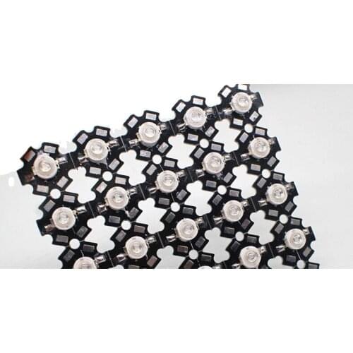 1W Red Yellow Blue Green Cold White Full Spectrum High Power Led Diode with 20mm PCB