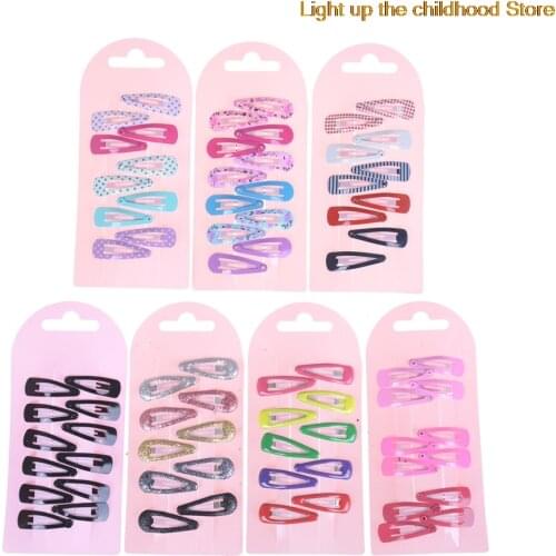 10/12 pcs/set Girls Cute Kids Headband Hair Accessories Physical Pattern Hair Bands Flower Headwear Elastic