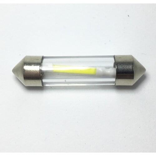 10pcs C5W Glass Car Led Festoon Dome Reading Light 41mm 39mm 36mm 31mm White Car interior lights Trunk light License plate Lamp