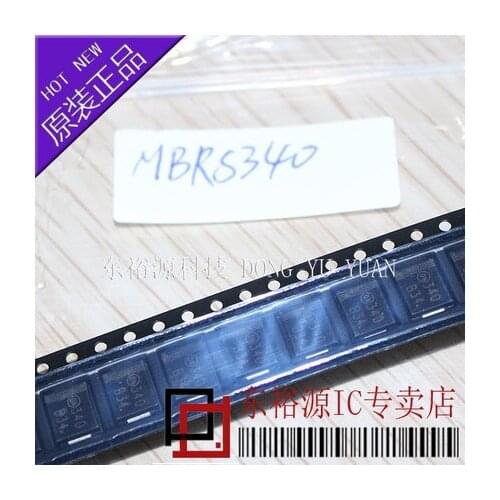 100PCS MBRS340T3G DO-214AB MBRS340T3 DO214AB MBRS340 340 3A/40V New and original