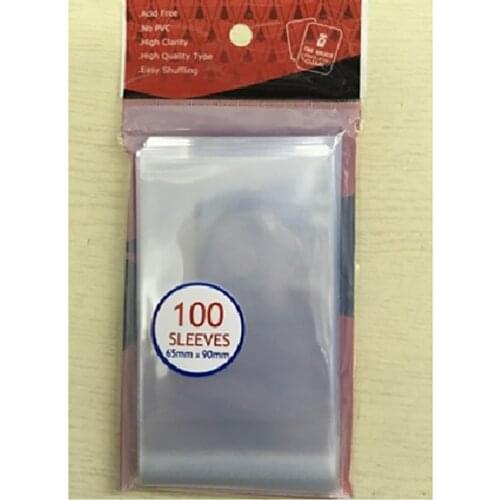 100 PCS/Bag Card Game Saboteur Sleeve 65*90mm Card Protector Thicken Board Game Sleeve
