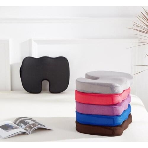 45Memory Foam Seat Cushion, Pillow for Sitting, Comfort Seat Cushion for Office Computer Chair, Wheelchair, Correct sitting pos