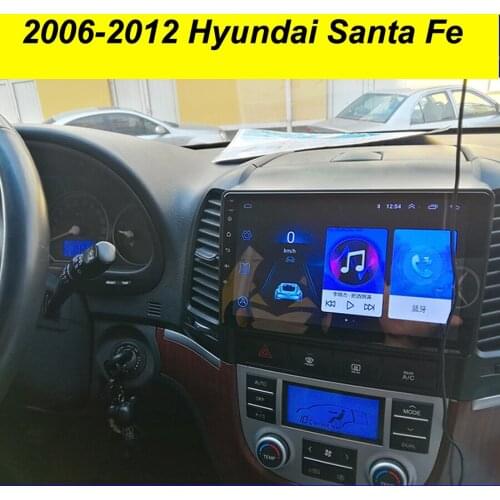 64GB Android 10.0 Car Multimedia Player GPS For Hyundai Santa Fe 2006-2012 Autoradio Navigation Stereo Head Unit