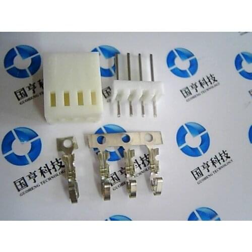 Free shipping KF2510 connector whole set , plug + straight needle base + terminal 4Pin 10set/lot