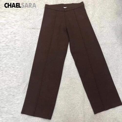 Женские прямые брюки CHAELSARA China At AliExpress