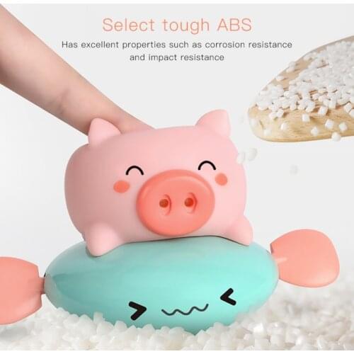 Kids Baby Swimming Bathroom Toys Cartoon Whale Floating Spraying Water Spout Spray Shower Bathing Toys