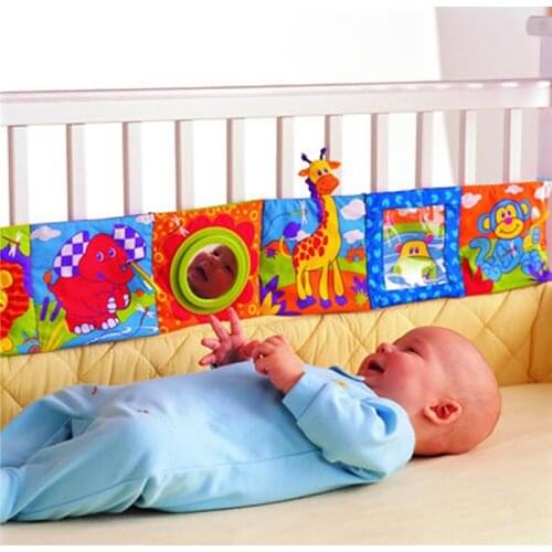 Animal Baby Playpens Baby Toys Cloth Book for Children Newborns Soft Early Educational Cot High Quality Colorful Patterns Toys
