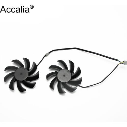 2PCS/lot 85mm FDC10H12S9-C GA91S2U Cooler Fan Replace For Palit GeForce GTX 1070 Ti 1070 1060 1080 GTX1060 Dual Graphics Card