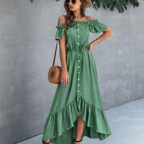 LLYGE Long Summer Dresses