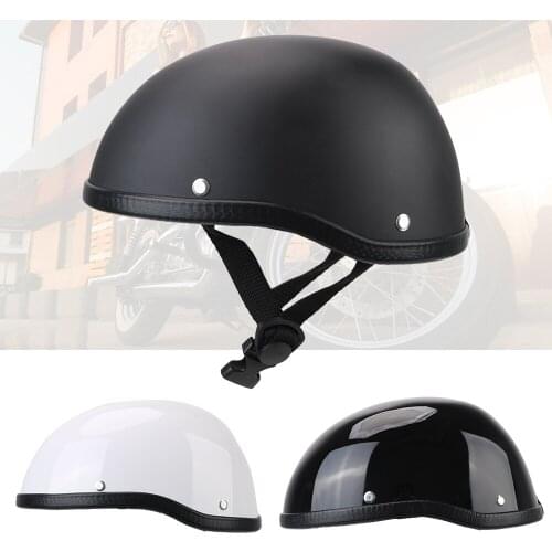 Motorcycle Half Helmet Retro Vintage Fashion Safety Protector Racing Cycling Ultralight MTB Dirt Pit Bike Motorbike Accessories