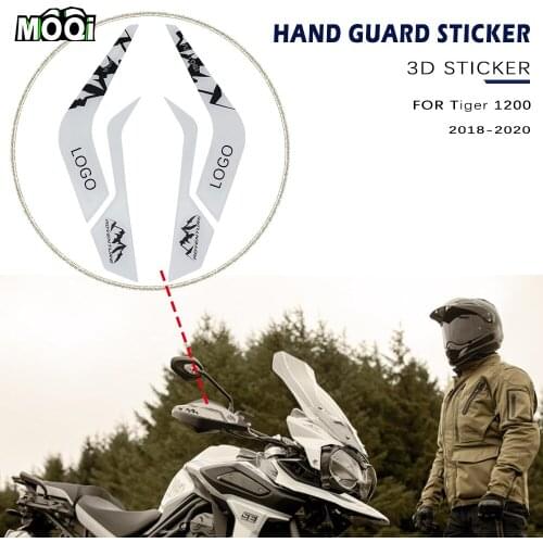 3D Hand Guard Sticker Motorcycle handguard Protection 3d Stickers Applique For Triumph Tiger 1200 2018-2020 Handguards Sticker