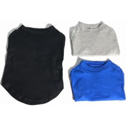 Dog Clothes for Small Dogs Letters Printed Summer Puppy Dog Clothes Pet Cat Vest Cotton T Shirt Pug Apparel Costum B1302