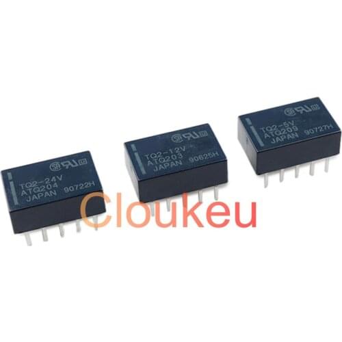 Relay TQ2-3V 5V 12V 24V 48V ATQ201 209 203 204 205 1A 10pin