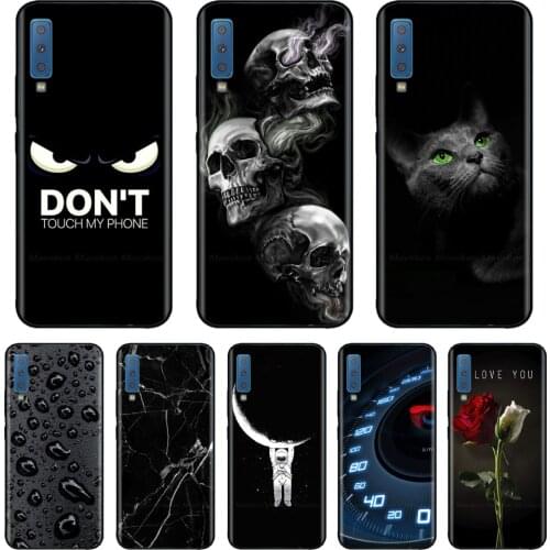 Silicone Case for Samsung Galaxy A7 2018 Cover Soft TPU Funda Case for Samsung A7 2018 A750 A750F 6.0 inche Silicon Bumper Coque