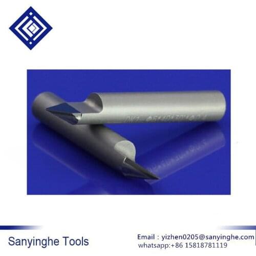 High precision 2pcs/lots CNC engraving tool Diamond PCD Tools Stone Hard Granite Cutting Engraving Bits CNC Cutter for Marble