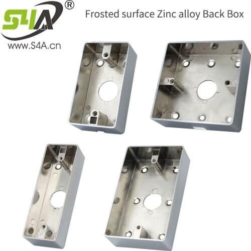 Frosted surface Zinc alloy Back Box for Exit Switch Button