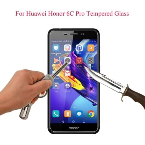 Tempered Glass Huawei Honor 6C Pro Screen Protector Huawei Honor 6C 6 C Pro JMM-L22 Screen Protector Glass Not Full Cover 5.2"