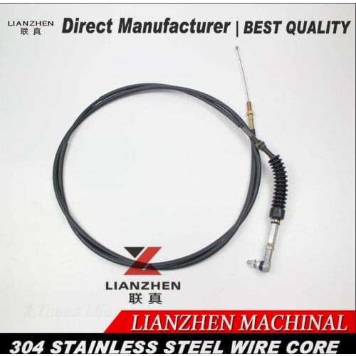 Excavator parts E320 single throttle motor control cable for LIANZHEN accelerator cable