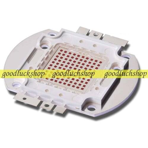 1pcs 100W 24V 3500mA Square Base deep Red 660nm SMD LED Grow Plant Light Parts