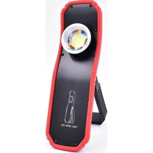 30W USB Rechargeable LED Work Light Portable Flashlight Magnetic COB Lantern Hanging Outdoor Camping Hook Lamp Light